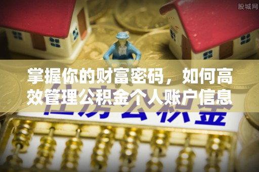 涧西掌握你的财富密码，如何高效管理公积金个人账户信息