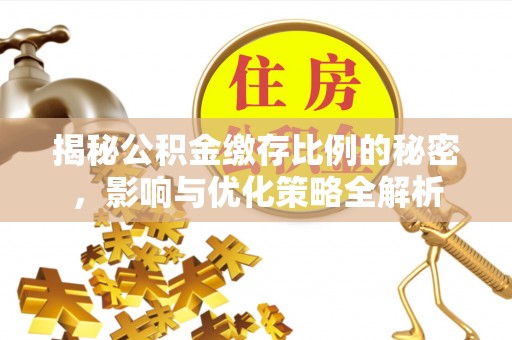 涧西揭秘公积金缴存比例的秘密，影响与优化策略全解析