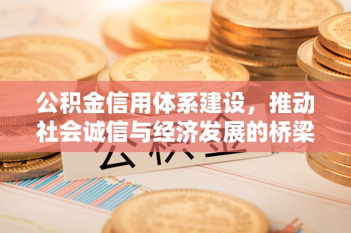 涧西公积金信用体系建设，推动社会诚信与经济发展的桥梁